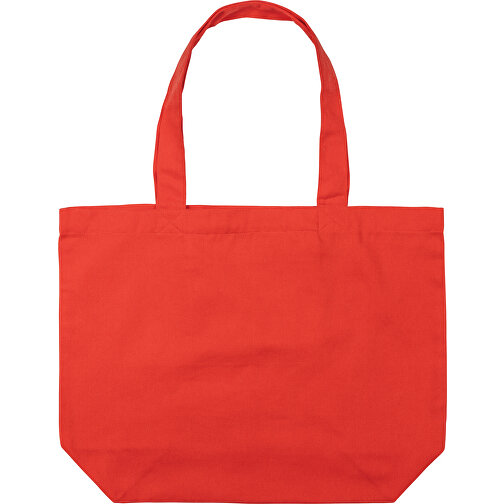 Impact Aware™ 240g/m² RCanvas Shopper Mit Tasche, Rot , luscious red, Canvas - recycelt, 53,00cm x 31,00cm (Länge x Höhe), Bild 3