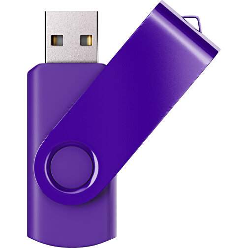 USB-Stick SWING Color 3.0 8 GB , Promo Effects MB , violet MB , 8 GB , Kunststoff/ Aluminium MB , 5,70cm x 1,00cm x 1,90cm (Länge x Höhe x Breite), Bild 1