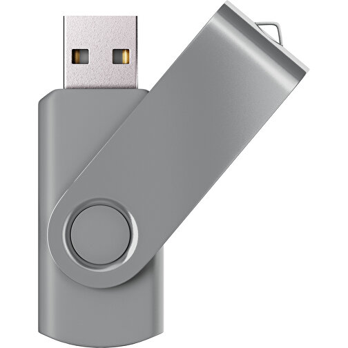 USB-Stick SWING Color 3.0 32 GB , Promo Effects MB , silber MB , 32 GB , Kunststoff/ Aluminium MB , 5,70cm x 1,00cm x 1,90cm (Länge x Höhe x Breite), Bild 1