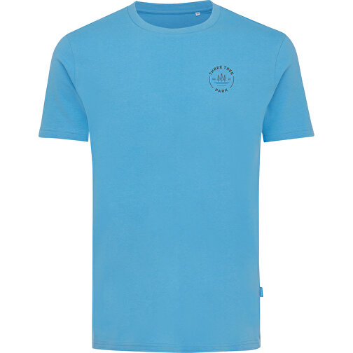 Iqoniq Bryce T-Shirt Aus Recycelter Baumwolle, Tranquil Blue , tranquil blue, 50% recycelte und 50% biologische Baumwolle, XXXL, 79,00cm x 0,50cm (Länge x Höhe), Bild 3