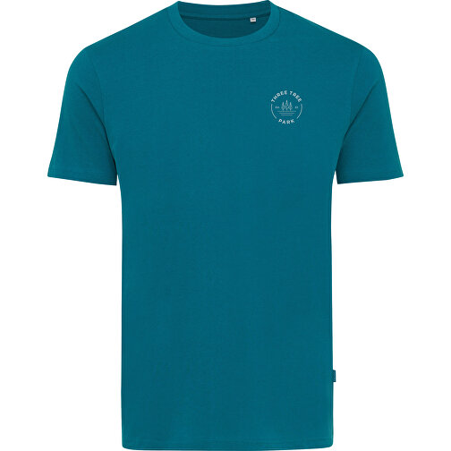 Iqoniq Bryce T-Shirt Aus Recycelter Baumwolle, Verdigris , verdigris, 50% recycelte und 50% biologische Baumwolle, L, 73,00cm x 0,50cm (Länge x Höhe), Bild 3