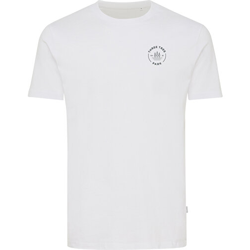 Iqoniq Bryce T-Shirt Aus Recycelter Baumwolle, Weiß , weiß, 50% recycelte und 50% biologische Baumwolle, XS, 67,00cm x 0,50cm (Länge x Höhe), Bild 5