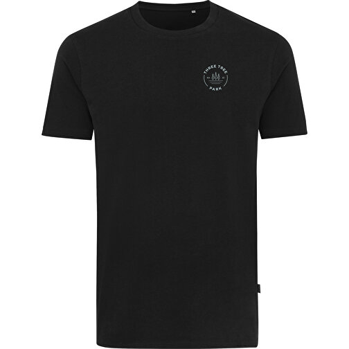 Iqoniq Bryce T-Shirt Aus Recycelter Baumwolle, Schwarz , schwarz, 50% recycelte und 50% biologische Baumwolle, XS, 67,00cm x 0,50cm (Länge x Höhe), Bild 6