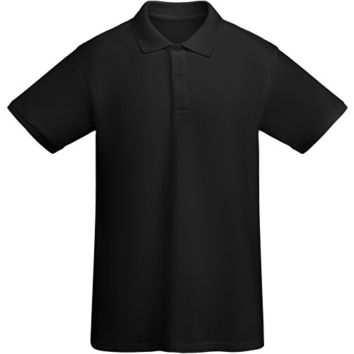 Prince Poloshirt Für Herren , schwarz, Piqué Strick 100% Bio Baumwolle, 210 g/m2, 3XL, , Bild 1