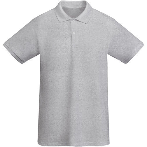 Prince Poloshirt Für Herren , marl grey, Piqué Strick 100% Bio Baumwolle, 210 g/m2, M, , Bild 1