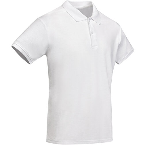 Prince Poloshirt Für Herren , weiß, Piqué Strick 100% Bio Baumwolle, 210 g/m2, L, , Bild 3