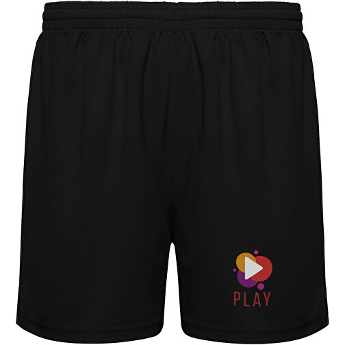 Player Sportshorts Für Kinder , schwarz, Piqué Strick 100% Polyester, 140 g/m2, 12, , Bild 2