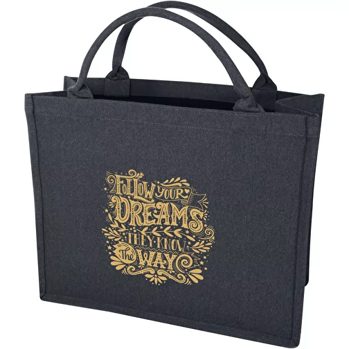 Sac shopping Pheebs recyclé de 500 g/m² pour livre, Image 2