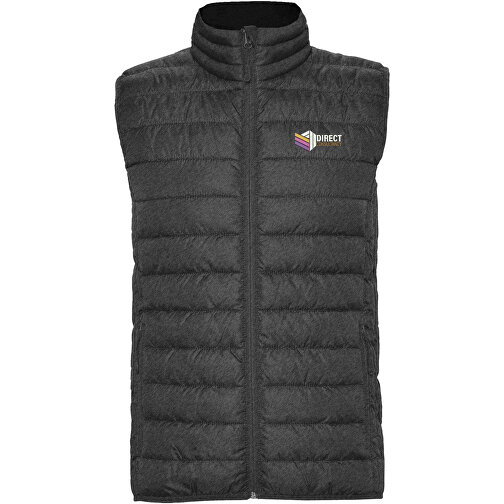 Oslo Isolierter Bodywarmer Für Herren , heather schwarz, 100% Polyester, 290 g/m2, Lining,  100% Polyester, Padding/filling,  100% Polyester, M, , Bild 2