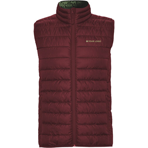 Oslo Isolierter Bodywarmer Für Herren , garnet, 100% Polyester, 290 g/m2, Lining,  100% Polyester, Padding/filling,  100% Polyester, 3XL, , Bild 2