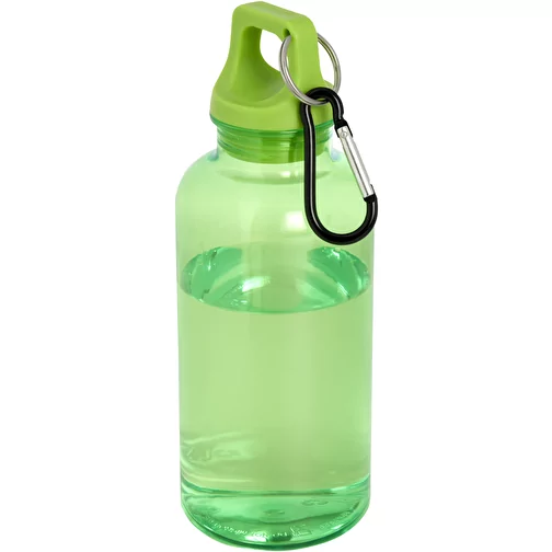 Bouteille d eau Oregon de 400 ml en aluminium recyclé certifié RCS avec mousqueton, Image 1