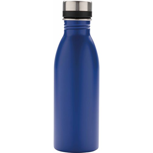 Deluxe Wasserflasche Aus RCS Recyceltem Stainless-Steel, Blau , blau, Rostfreier Stahl - recycelt, 21,50cm (Höhe), Bild 2