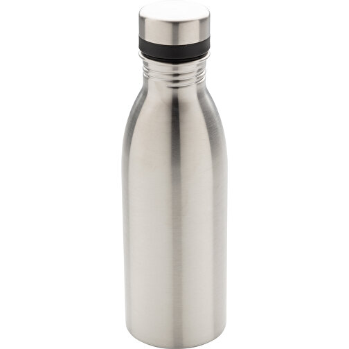 Deluxe Wasserflasche Aus RCS Recyceltem Stainless-Steel, Silber , silber, Rostfreier Stahl - recycelt, 21,50cm (Höhe), Bild 1