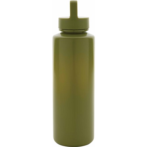 Wasserflasche Mit Henkel Aus RCS RPP, Grün , grün, Polypropylen - recycelt, 22,50cm (Höhe), Bild 2