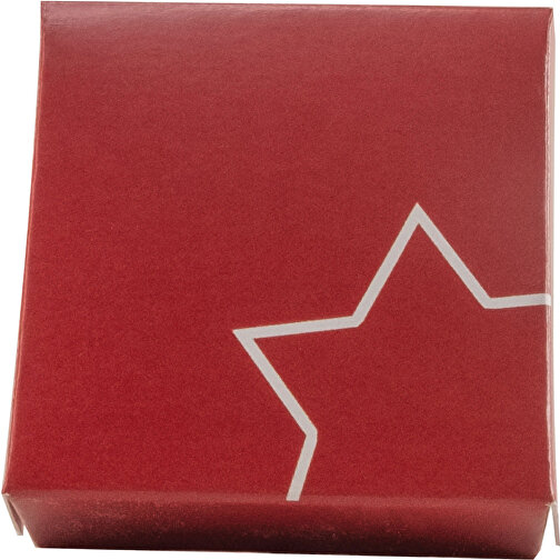 Ein Kleiner Seifentraum Stern , rot, Papier, Seife, 5,00cm x 1,90cm x 5,00cm (Länge x Höhe x Breite), Bild 2