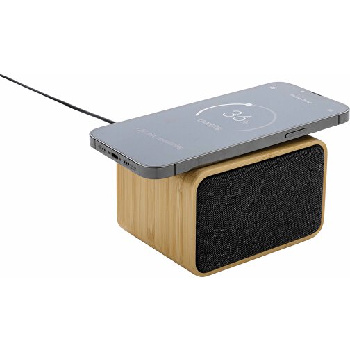 RCS rPlastik-Speaker avec FSC® Bambou & chargeur sans fil 5W, Image 2