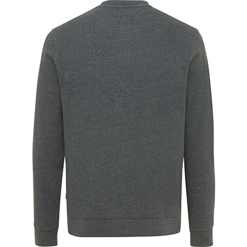 Iqoniq Denali Ungefärbt. Rundhals-Sweater Aus Recycelter BW, Ungefärbtes Anthrazit , ungefärbtes Anthrazit, 50% recycelte und 50% biologische Baumwolle, XL, 75,50cm x 1,00cm (Länge x Höhe), Bild 2