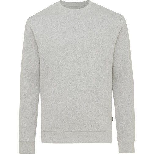 Iqoniq Denali Ungefärbt. Rundhals-Sweater Aus Recycelter BW, Heather Grey , heather grey, 50% recycelte und 50% biologische Baumwolle, S, 69,50cm x 1,00cm (Länge x Höhe), Bild 1