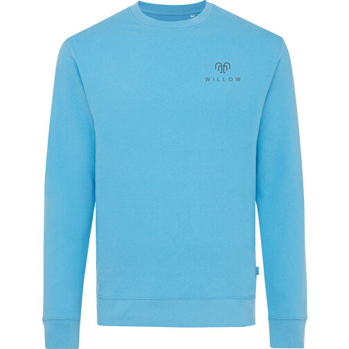 Iqoniq Zion Rundhals-Sweater Aus Recycelter Baumwolle, Tranquil Blue , tranquil blue, 50% recycelte und 50% biologische Baumwolle, XXL, 77,50cm x 1,00cm (Länge x Höhe), Bild 3
