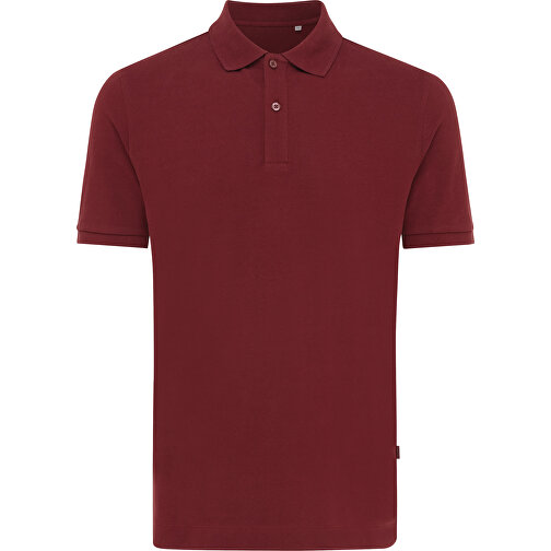 Iqoniq Yosemite Piqué-Poloshirt Aus Recycelter Baumwolle, Burgunderrot , burgunderrot, 50% recycelte und 50% biologische Baumwolle, XS, 67,00cm x 0,50cm (Länge x Höhe), Bild 1