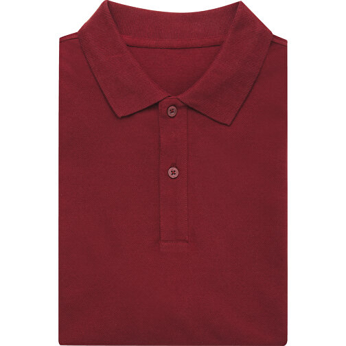 Iqoniq Yosemite Piqué-Poloshirt Aus Recycelter Baumwolle, Burgunderrot , burgunderrot, 50% recycelte und 50% biologische Baumwolle, XS, 67,00cm x 0,50cm (Länge x Höhe), Bild 3