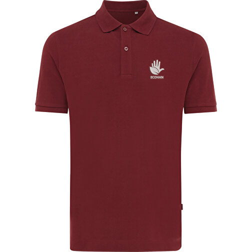 Iqoniq Yosemite Piqué-Poloshirt Aus Recycelter Baumwolle, Burgunderrot , burgunderrot, 50% recycelte und 50% biologische Baumwolle, XL, 75,00cm x 0,50cm (Länge x Höhe), Bild 6