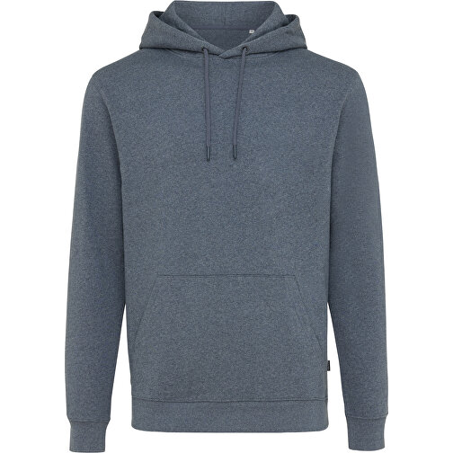 Iqoniq Torres Ungefärbter Hoodie Aus Recycelter Baumwolle, Heather Navy , heather navy, 50% recycelte und 50% biologische Baumwolle, M, 72,00cm x 1,00cm (Länge x Höhe), Bild 1