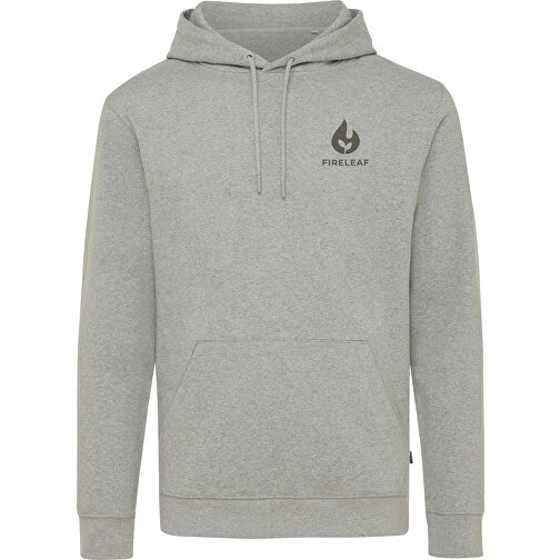 Iqoniq Torres Ungefärbter Hoodie Aus Recycelter Baumwolle, Heather Grey , heather grey, 50% recycelte und 50% biologische Baumwolle, XS, 68,00cm x 1,00cm (Länge x Höhe), Bild 5