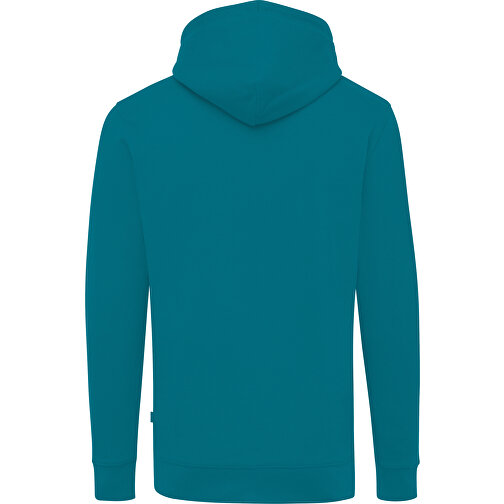 Iqoniq Jasper Hoodie Aus Recycelter Baumwolle, Verdigris , verdigris, 50% recycelte und 50% biologische Baumwolle, XXS, 66,00cm x 1,00cm (Länge x Höhe), Bild 2