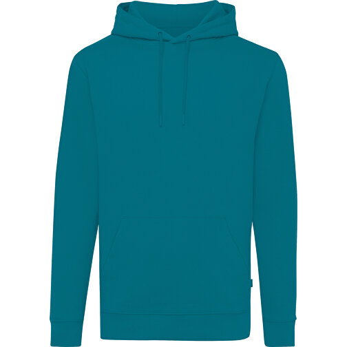 Iqoniq Jasper Hoodie Aus Recycelter Baumwolle, Verdigris , verdigris, 50% recycelte und 50% biologische Baumwolle, XL, 76,00cm x 1,00cm (Länge x Höhe), Bild 1