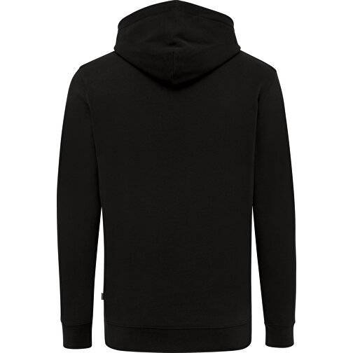 Iqoniq Jasper Hoodie Aus Recycelter Baumwolle, Schwarz , schwarz, 50% recycelte und 50% biologische Baumwolle, XXS, 66,00cm x 1,00cm (Länge x Höhe), Bild 2