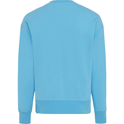 Iqoniq Kruger Relax-Rundhals-Sweater Aus Recycelt. Baumwolle, Tranquil Blue , tranquil blue, 50% recycelte und 50% biologische Baumwolle, XXS, 65,50cm x 1,00cm (Länge x Höhe), Bild 2