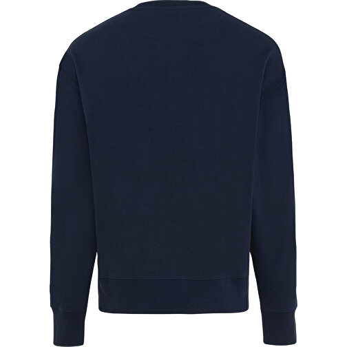 Iqoniq Kruger Relax-Rundhals-Sweater Aus Recycelt. Baumwolle, Navy Blau , navy blau, 50% recycelte und 50% biologische Baumwolle, XXXL, 79,50cm x 1,00cm (Länge x Höhe), Bild 2
