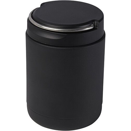 Doveron Lunch-Pot, Isoliert Aus Recyceltem Edelstahl, 500 Ml , schwarz, Recycled stainless steel, Recycelter PP Kunststoff, 14,30cm (Höhe), Bild 1