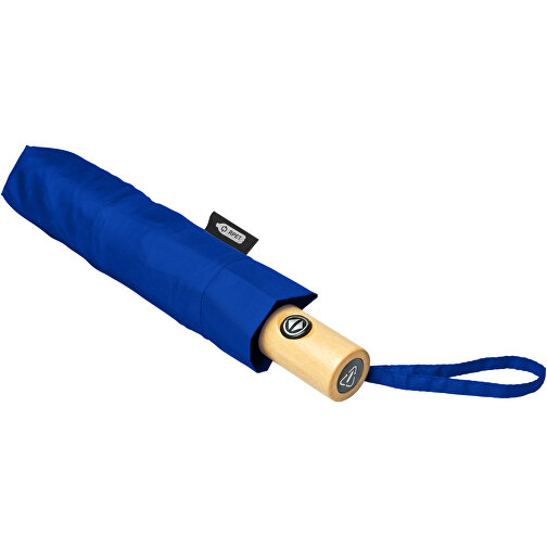 Bo 21' Vollautomatik Kompaktregenschirm Aus Recyceltem PET-Kunststoff , royalblau, Recyceltes PET Pongee Polyester, 30,00cm (Höhe), Bild 3