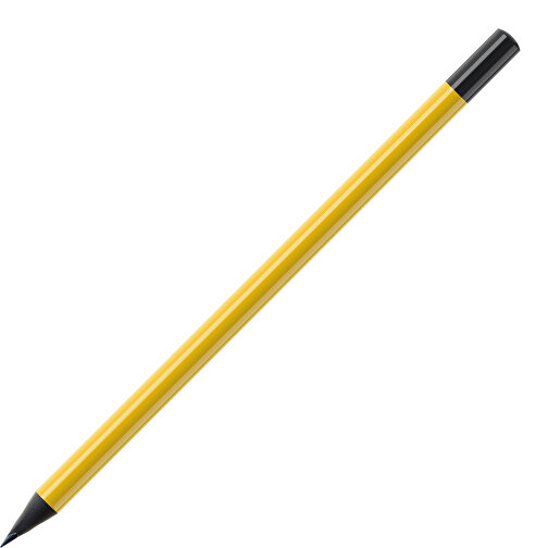 Crayon, noir teinté dans la masse, rond, laqué en couleur, Image 1