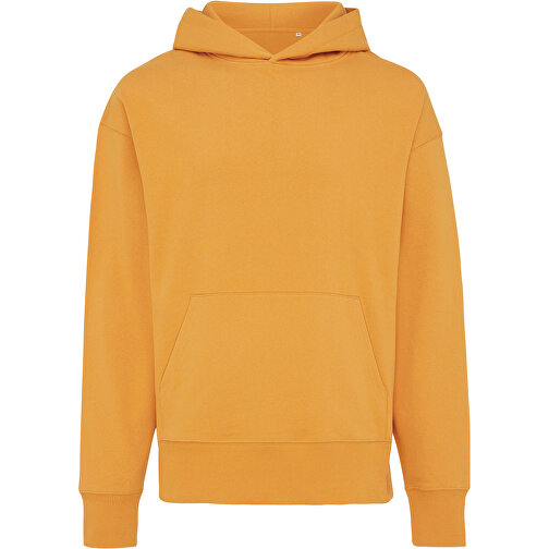 Iqoniq Yoho Relax-Hoodie Aus Recycelter Baumwolle, Sonnenuhr Orange , sundial orange, 50% recycelte und 50% biologische Baumwolle, S, 68,00cm x 1,00cm (Länge x Höhe), Bild 1