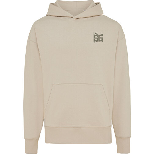 Iqoniq Yoho Relax-Hoodie Aus Recycelter Baumwolle, Desert , desert, 50% recycelte und 50% biologische Baumwolle, S, 68,00cm x 1,00cm (Länge x Höhe), Bild 3