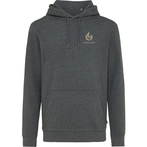 Iqoniq Torres Ungefärbter Hoodie Aus Recycelter Baumwolle, Ungefärbtes Anthrazit , ungefärbtes Anthrazit, 50% recycelte und 50% biologische Baumwolle, M, 72,00cm x 1,00cm (Länge x Höhe), Bild 4