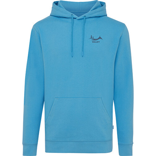 Iqoniq Jasper Hoodie Aus Recycelter Baumwolle, Tranquil Blue , tranquil blue, 50% recycelte und 50% biologische Baumwolle, XS, 68,00cm x 1,00cm (Länge x Höhe), Bild 3