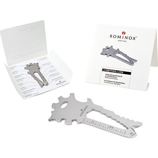 Set de cadeaux / articles cadeaux : ROMINOX® Key Tool Lion (22 functions) emballage à motif Frohe , Image 2