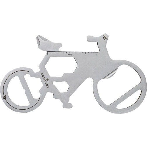 ROMINOX® Key Tool Bicycle / Fahrrad (19 Funktionen) , Edelstahl, 7,00cm x 0,23cm x 3,20cm (Länge x Höhe x Breite), Bild 6