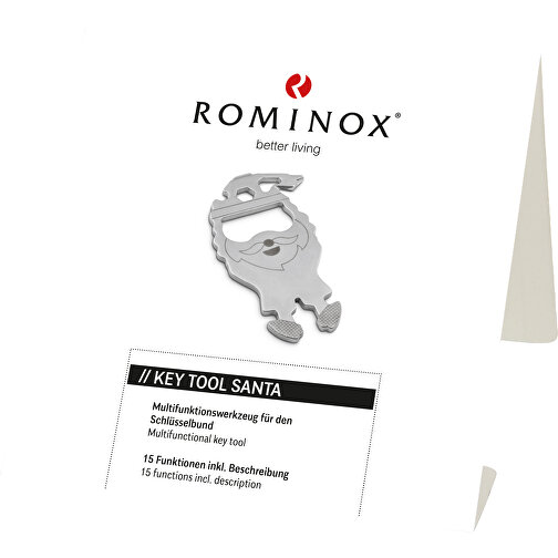 Set de cadeaux / articles cadeaux : ROMINOX® Key Tool Santa (15 functions) emballage à motif Merry, Image 5