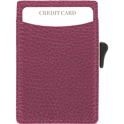 C-Secure RFID Kartenhalter , fuchsia, Metall, 9,50cm x 6,50cm (Länge x Breite), Bild 2