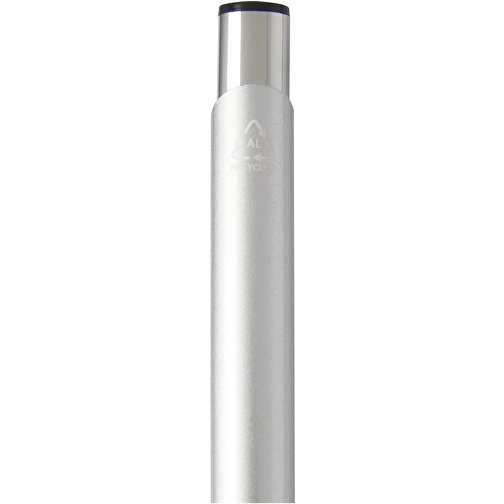 Moneta Kugelschreiber Aus Recyceltem Aluminium , silber, Recycled Aluminium, ABS Kunststoff, Eisen, 13,60cm (Länge), Bild 8