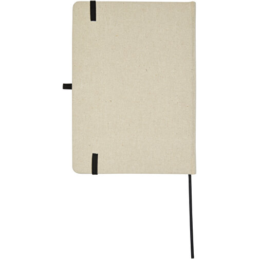 Tutico Hard Cover Notizbuch Aus Bio Baumwolle , natur / schwarz, 80% Bio Baumwolle, 20% Polyester, Recyceltes Papier, 12,20cm x 17,40cm (Länge x Höhe), Bild 4