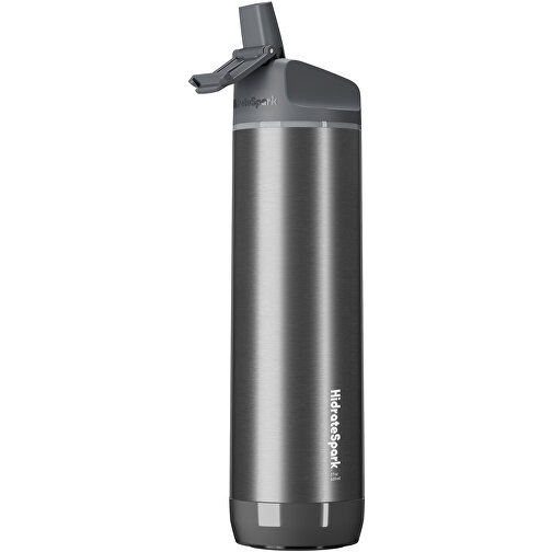 HidrateSpark® PRO 620 Ml Vakuumisolierte Edelstahl Wasserflasche , edelstahl grau, Edelstahl, 27,20cm (Länge), Bild 1