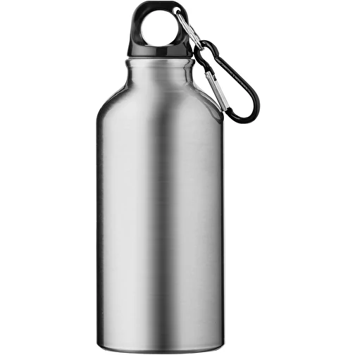 Bouteille d eau Oregon de 400 ml en aluminium recyclé certifié RCS avec mousqueton, Image 2