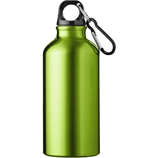 Bouteille d eau Oregon de 400 ml en aluminium recyclé certifié RCS avec mousqueton, Image 2