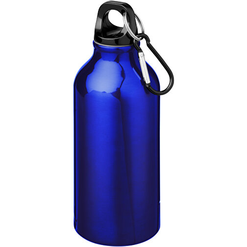 Oregon 400 Ml RCS-zertifizierte Trinkflasche Aus Recyceltem Aluminium Mit Karabinerhaken , blau, Recycled Aluminium, 17,60cm (Höhe), Bild 1